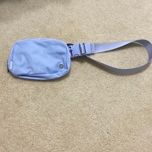 NEVER USED pastel blue lululemon everywhere belt bag